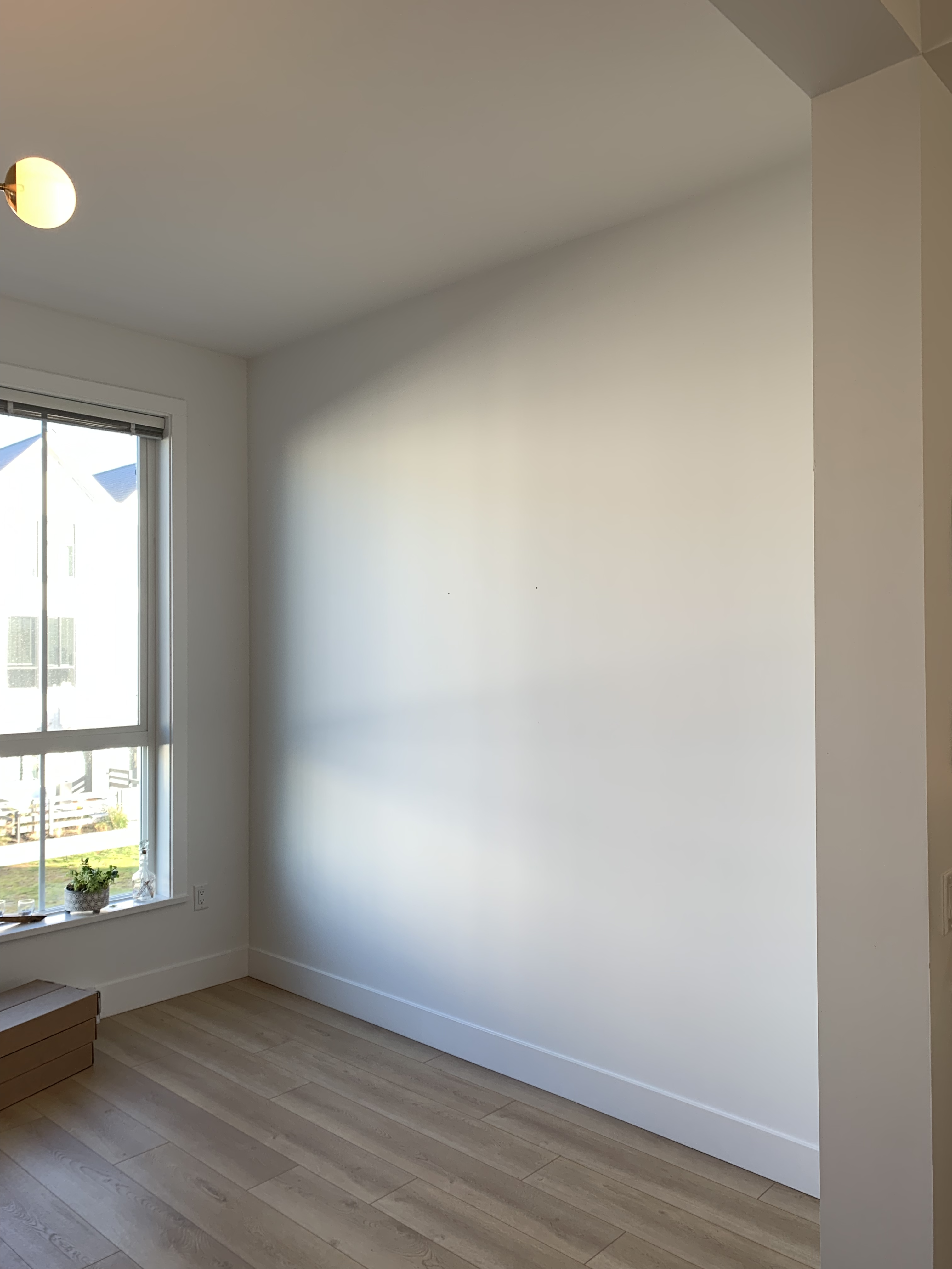 Before Photo Of Office with board formed concrete cladding